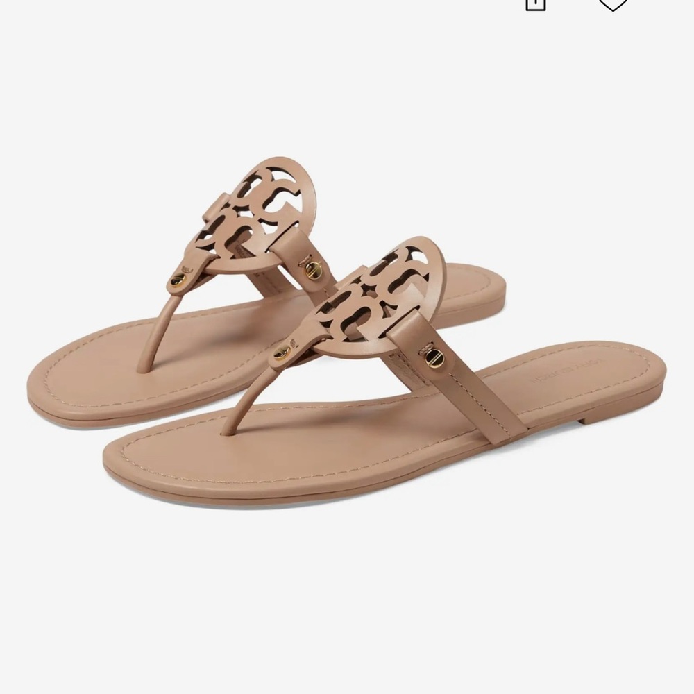 Tory Burch Miller Sandals in Light Makeup Color - Size 8